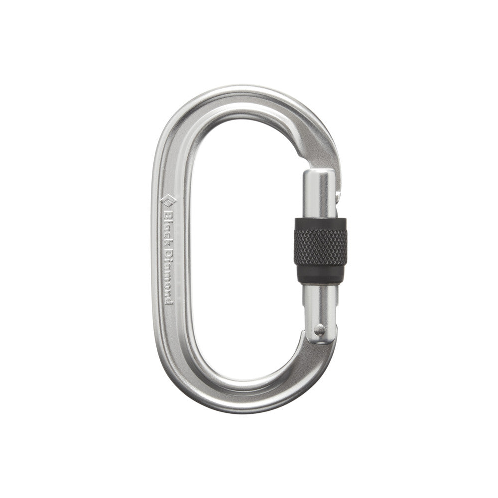 Black Diamond Oval Keylock Screwgate Carabiner