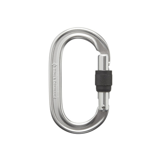 Black Diamond Oval Keylock Screwgate Carabiner